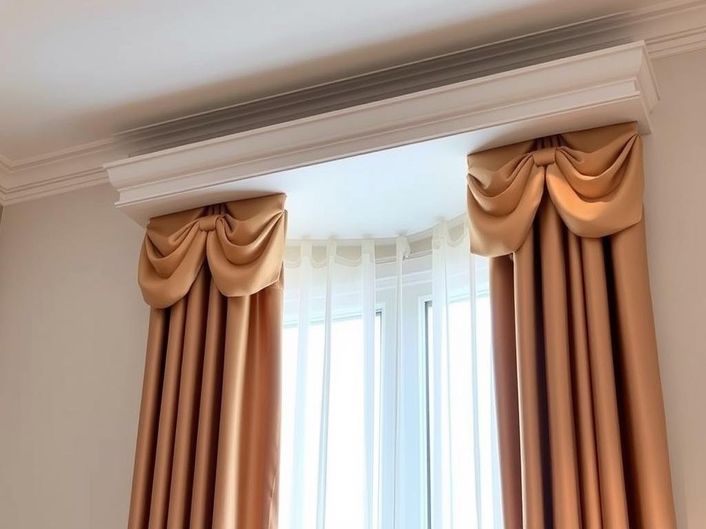 كرانيش فيوتك بيت الستارة لتثبيت الستائر بشكل أنيق